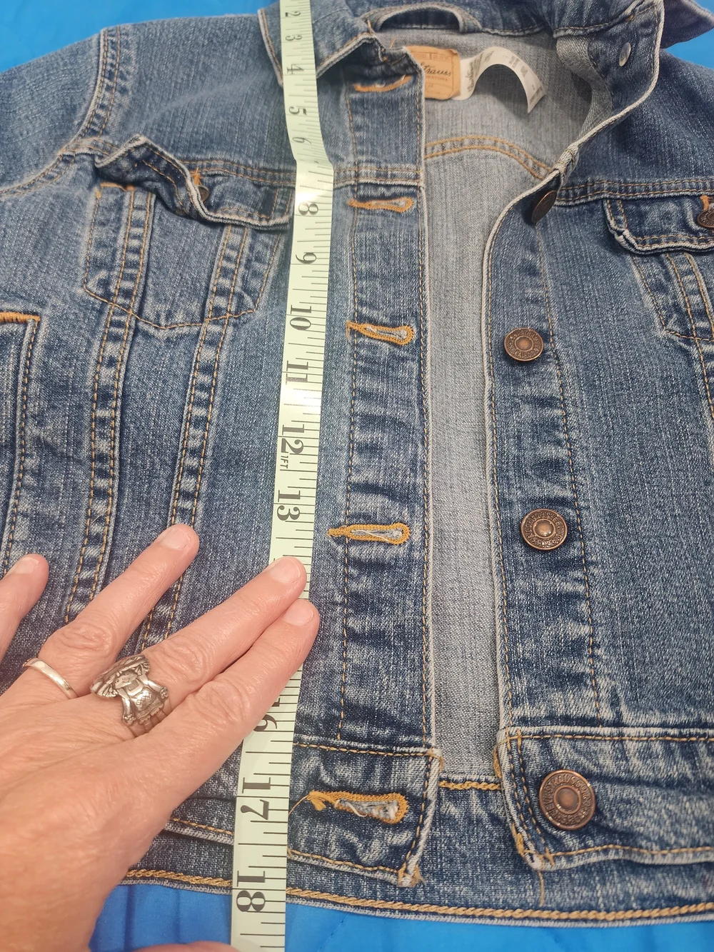 Girls' Classic Blue Denim Jacket by Levis Jeans Co.